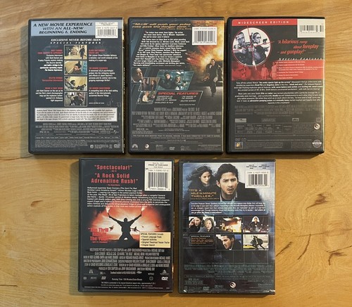 DVD Collection: 5 Action, Spy & Conspiracy Movies. Bourne Identity, MI 3, Rock. - Picture 2 of 2