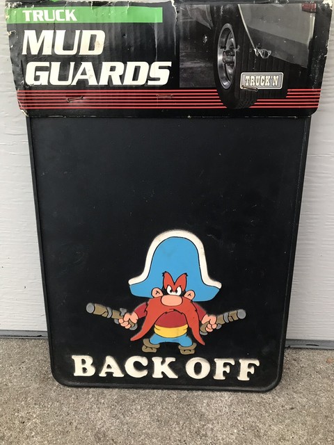 Vintage Yosemite Sam Truck Mud Flaps Splash Guards Back Off NEW NOS | eBay