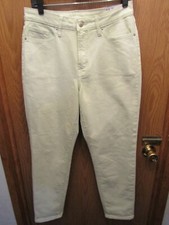 NWT WOMENS OLD NAVY O.G. STRAIGHT HIGH RISE PUTTY PANTS SIZE 8 INSEAM 28"