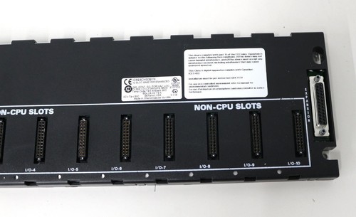 GE Fanuc IC693CHS391N I/O Rack, 10 Slots Automation Expansion Baseplate ...