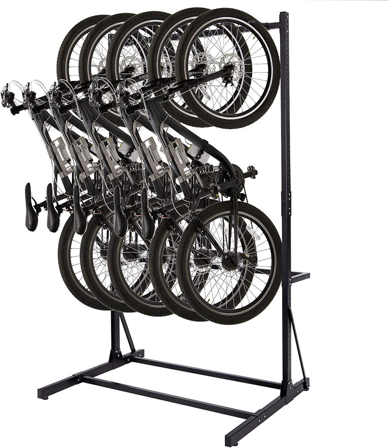 Storage Rack For 5 Bikes - Garage Organizer