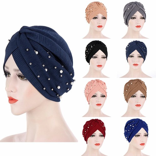 Turban Hat Hijab Headscarf Head Cover 