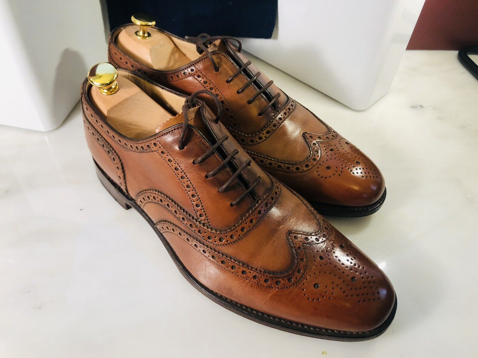 Loake 1880 Buckingham 8F UK (9 US) oak on the Capital Last, Burnished