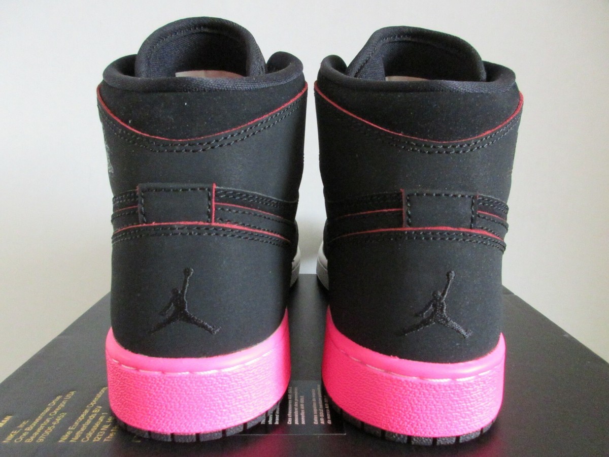 NIKE AIR JORDAN 1 RETRO HIGH GG BLACK-PINK SZ 3.5Y-WOMENS SZ