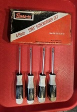 FREE SHIPPING Snap-On Tools STX40 4 pc TORX SCREWDRIVER set T15,T20,T25,T27 USA