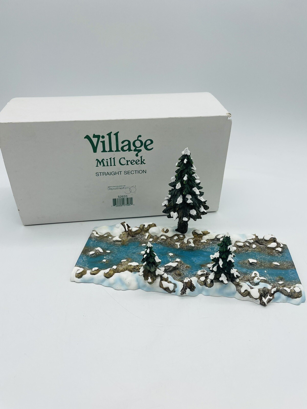 Dept. 56 Village Mill Creek Straight Section in Box 52633 eBay