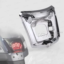 KiWAV taillight bezel chrome reinforced plastic fits Vespa GTS GTV '14-later