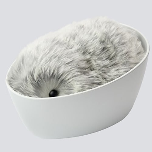 Casio AI Pet Moflin Communication Robot Silver PE-M10SR AC100V New