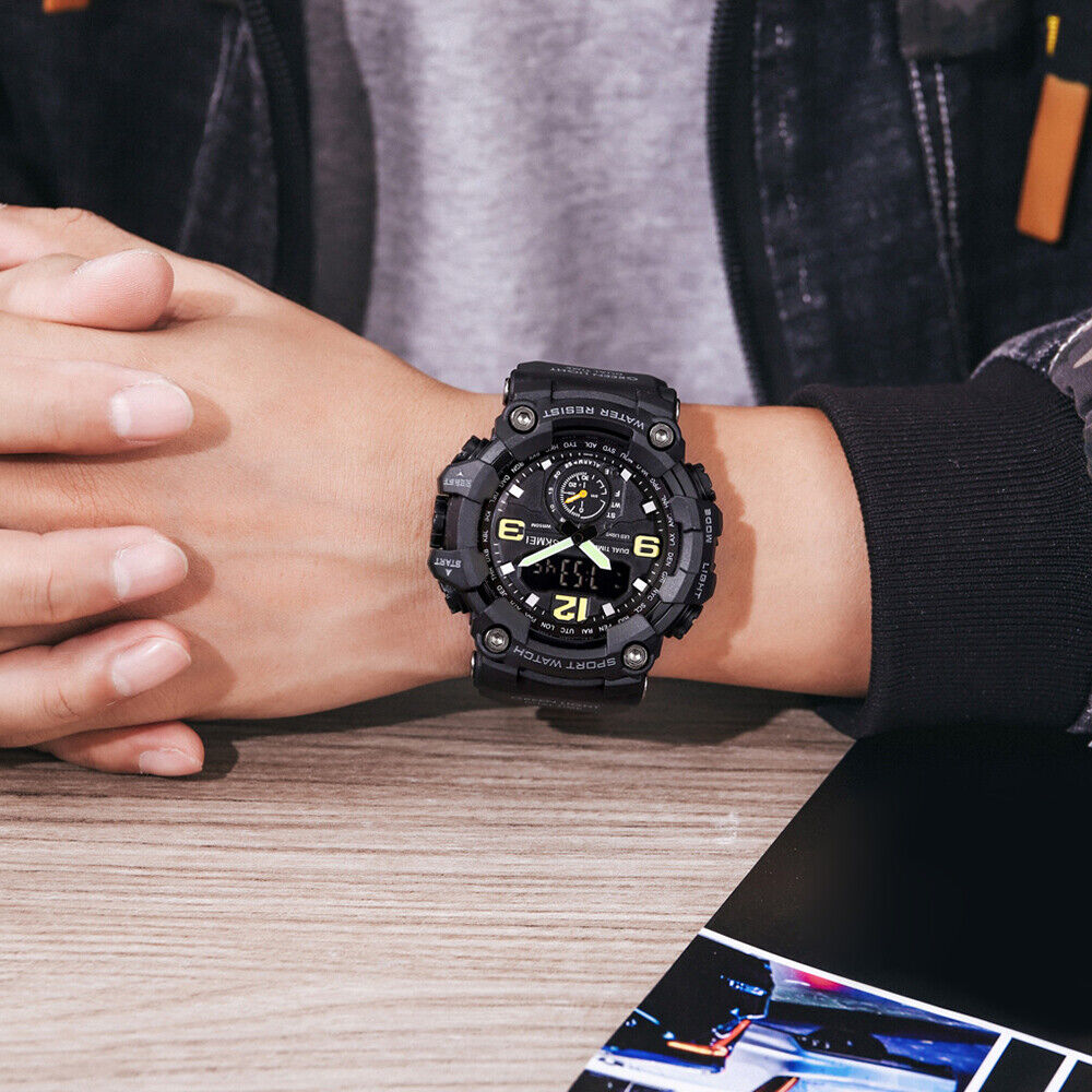 Men's Digital Sport Watch 5ATM Waterproof Sport Watch with Men's Digital Sport Watch 5ATM Waterproof Sport Watch with