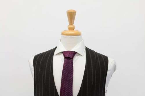 NWT$1995 Brunello Cucinelli Men DB Chalk Stripe Print Waistcoat Size50/40US A248 - Picture 3 of 9