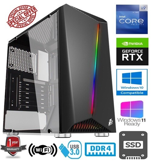 i9 14900K PC - INTEL CORE i9 14900K 64GB RAM 2TB SSD NVIDIA