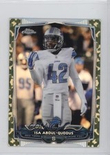 2014 Topps Chrome Mini Camo Refractor 35/99 Isa Abdul-Quddus #24 0f8