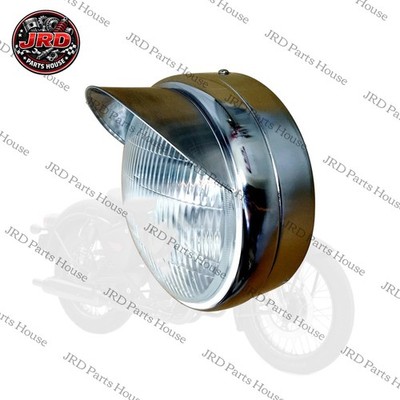 Fit For Royal Enfield Classic 350/500 Head Lamp Assy With Bulb 593263/E