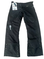 NWT Ocean & Earth Snow Pants Women M Black Fleece Lined Ski Snowboard Winter New
