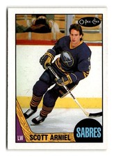 1987-88 Scott Arniel O-Pee-Chee - Buffalo Sabres