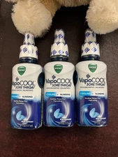 Vicks Vapocool Winterfrost Sore Throat Numbing Spray Medicine, 6 oz. EX 07/2027