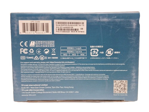 TP-LINK AC1200 EAP225 Omada Wireless Gigabit Access Point outdoor mesh NEW - Afbeelding 5 van 7