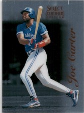 1996 Select Certified BASEBALL Joe Carter #5 Toronto Blue Jays