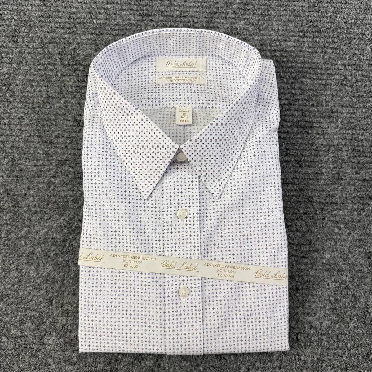 Roundtree & Yorke Point Gold Dress Shirts for Men for sale | eBay