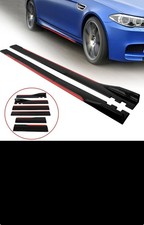 Universal 78.7" Side Skirt, 2m Car Lower Serrated Side Skirts Protect Rocker