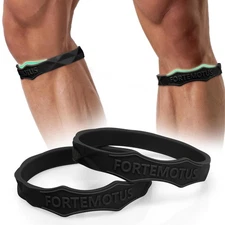 FORTEMOTUS Patellar Tendon Support Strap - Silicone Patella Knee Brace for Teena