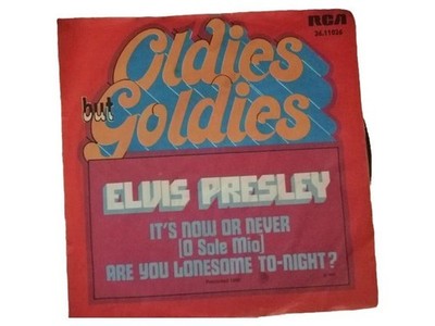 Elvis Presley - It's Now or Never, Are You Lonesome To-Night? Vinyl Single RCA