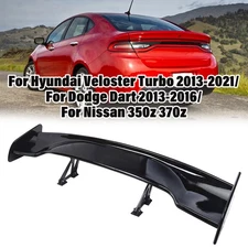 For Ford Mustang Glossy Black Rear Trunk Spoiler Racing Tail Wing Lid Universal