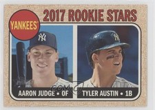 2017 Topps Heritage Rookie Stars Aaron Judge Tyler Austin #214 Rookie RC