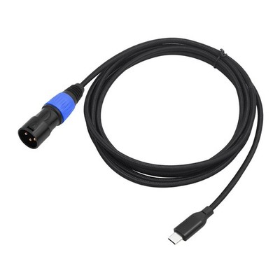 USB C auf XLR Stecker Audiokabel Adapter Aus Zinklegierung mit Plug And Play