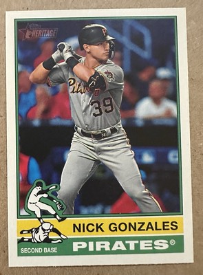 2025 Topps Heritage Baseball Nick Gonzales Anthony Volpe Wrong Back Sp