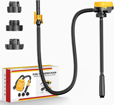 #ad Cordless Fuel Transfer Pump with Auto Stop 3.2 GPM Flow Portable Fuel Pump Comp $89.93