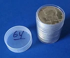 (19) 1964 90% Silver Kennedy Halves: Circulated/Shipped In Tube