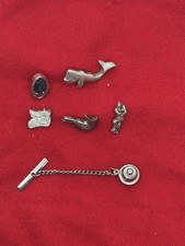 Vintage Versatility: 5-in-1 Silver-Tone Tie T...