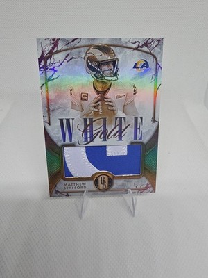 2024 Gold Standard Matthew Stafford White Gold 03/24 Los Angeles Rams  