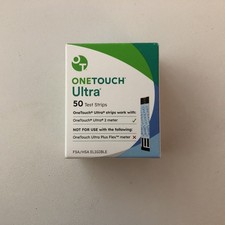 50 OneTouch Ultra Test Strips EXP 09/30/2026 SHIP FREE