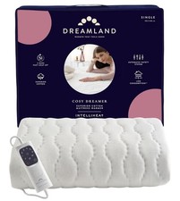 Image of Dreamland Cosy Dreamer Electric Blanket Machine Washable, 150 x 80cm - Single
