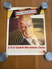 VTG 1987 Max Headroom Coke McDonald Poster 22x17 Original