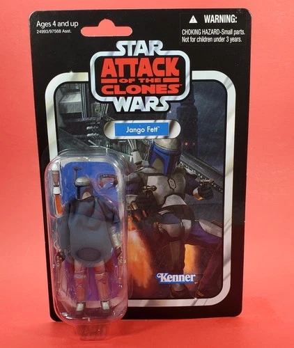 Star Wars 3.75" Vintage Collection VC34 Jango Fett AOTC  w Case