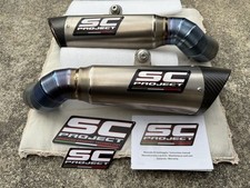 SC-PROJECT DUCATI Hypermotard 698 SC-PROJECT Slip-on Muffler USED FROM JAPAN