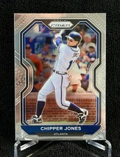 2021 Panini Prizm Chipper Jones MLB Atlanta Braves #218 Tier III Baseball Card