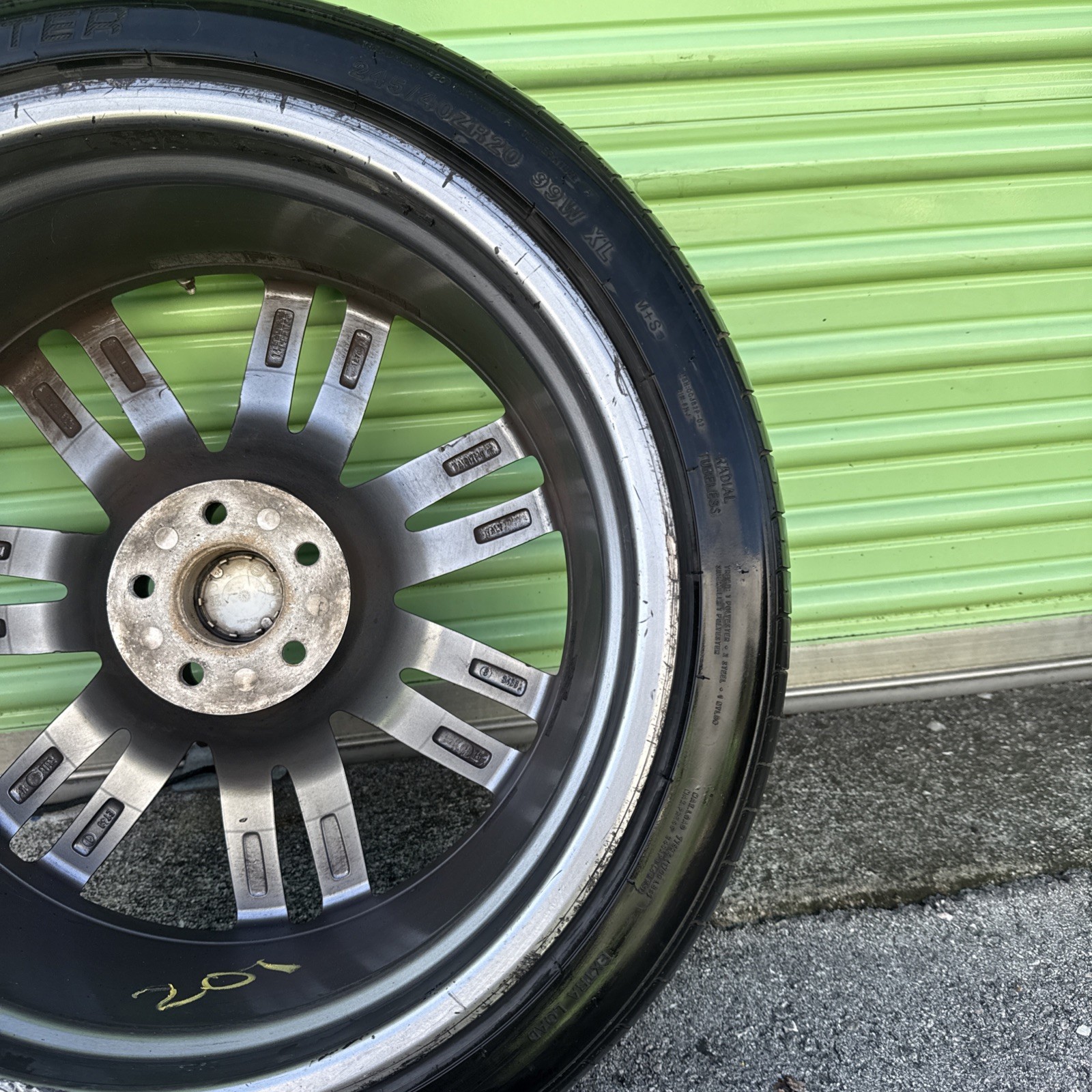 14-24 MASERATI GHIBLI - FACTORY 20" INCH REAR ALLOY WHEEL RIM 10.5Jx20H2 OEM 203