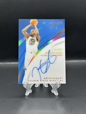 Kevin Durant 2017-18 Panini Immaculate Collection Milestones Auto /25 Warriors