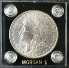 1883 O $1 Morgan Silver Dollar in a Plastic Holder