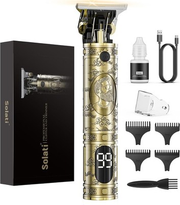 Solati Hair Clippers for Men, Professional Hair Trimmer Zero Gapped T-Blade Trim