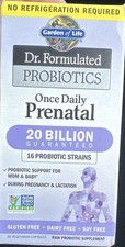 Garden of Life Once Daily Prenatal Probiotic Support 30 Capsules EXP 09/2025