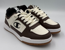 Champion Arena Lo V3 Womens 6 Brown White Gum Lace Up Low Top Sneakers CA0306127