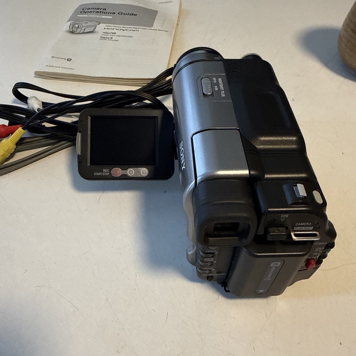 【デジタイズにおすすめ】SONY Hi8カメラ DCR-TRV735 安心10日保証 SONY DCR-TRV735 Digital8ハンディカム デジタル8ミリ