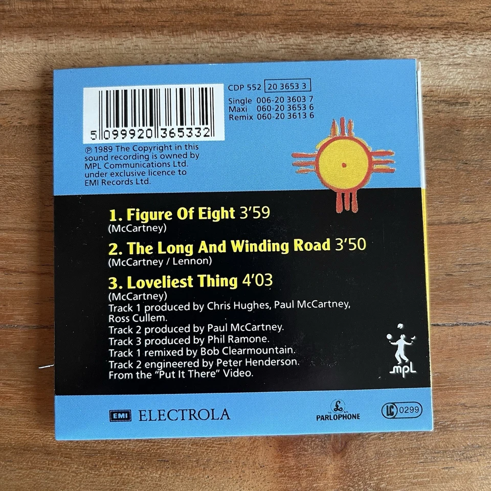 Paul McCartney Figure Of Eight 3'' Maxi-CD Single Beatles RARE Original Pkg MINT Foto 3 de 4