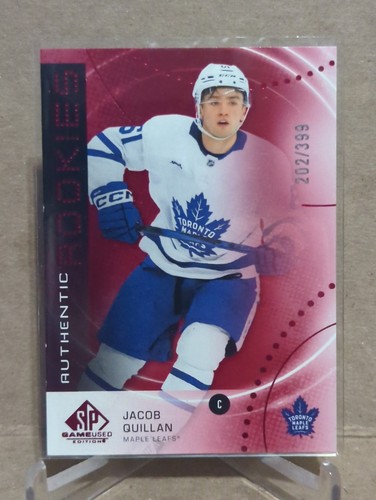 2025-26 SP Game Used Red Rookie #202/399 Jacob Quillan