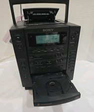 Vintage Sony CFD-616 - 6 CD Changer - AM FM - Cassette Recorder, Remote No Speak